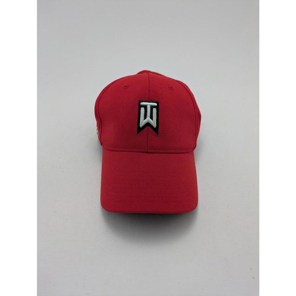 Mens Nike Tiger Woods Collection Flex Fit 20XI VR Red Golf Stretch Hat One Size